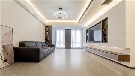 12.7w裝修116m²現(xiàn)代極簡風格的家 | 麗爾曼頓全屋整裝